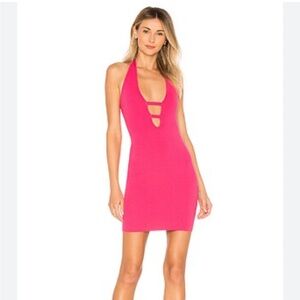 by the way. Pink Bodycon Mini Dress
